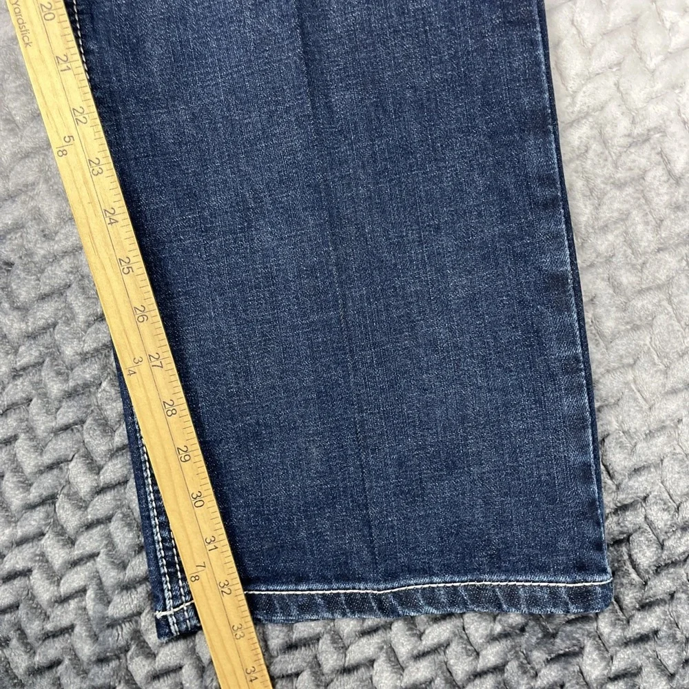 Ariat Jeans 38x32 M4 Low Rise Boot Cut Work Jeans Denim Med Wash EUC